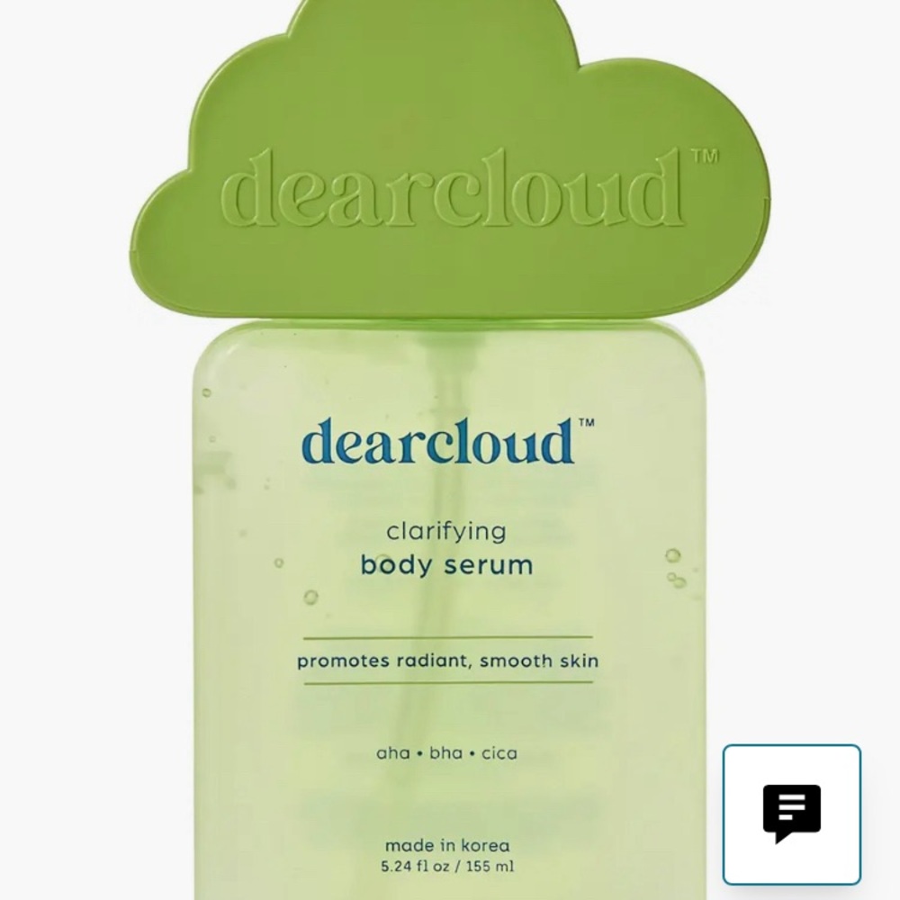 Dearcloud Clarifying Body Serum Promotes Radiant, Smooth Skin NEW WITHOUT BOX